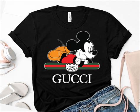 gucci disney collection|mickey mouse wearing gucci.